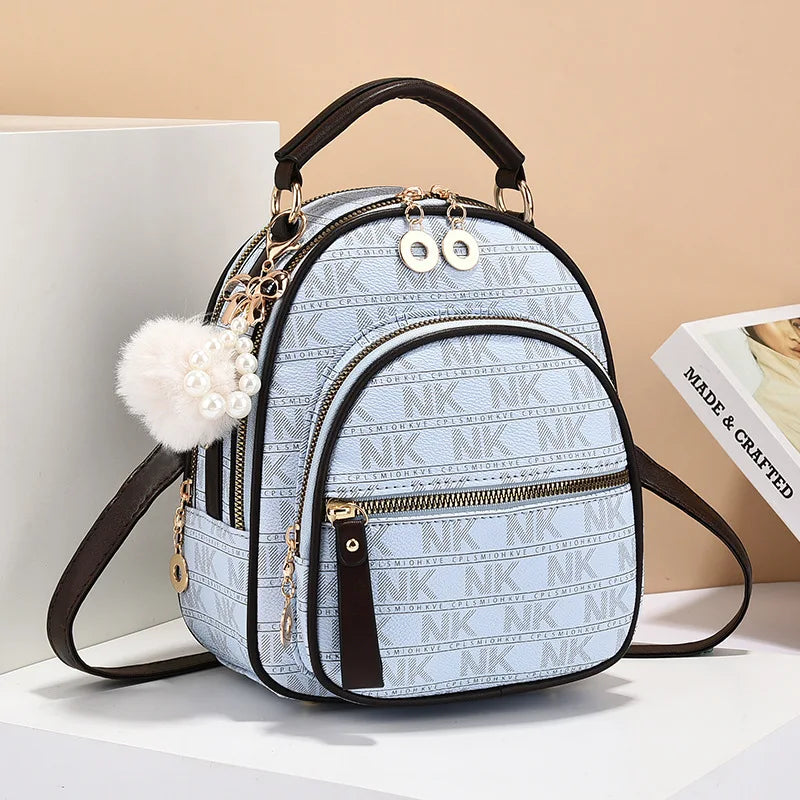 Classic Women Backpack Fashion School Bags Female Daily Shopping Girl Backpacks Schoolbags Versatile Leisure Travel Backpack