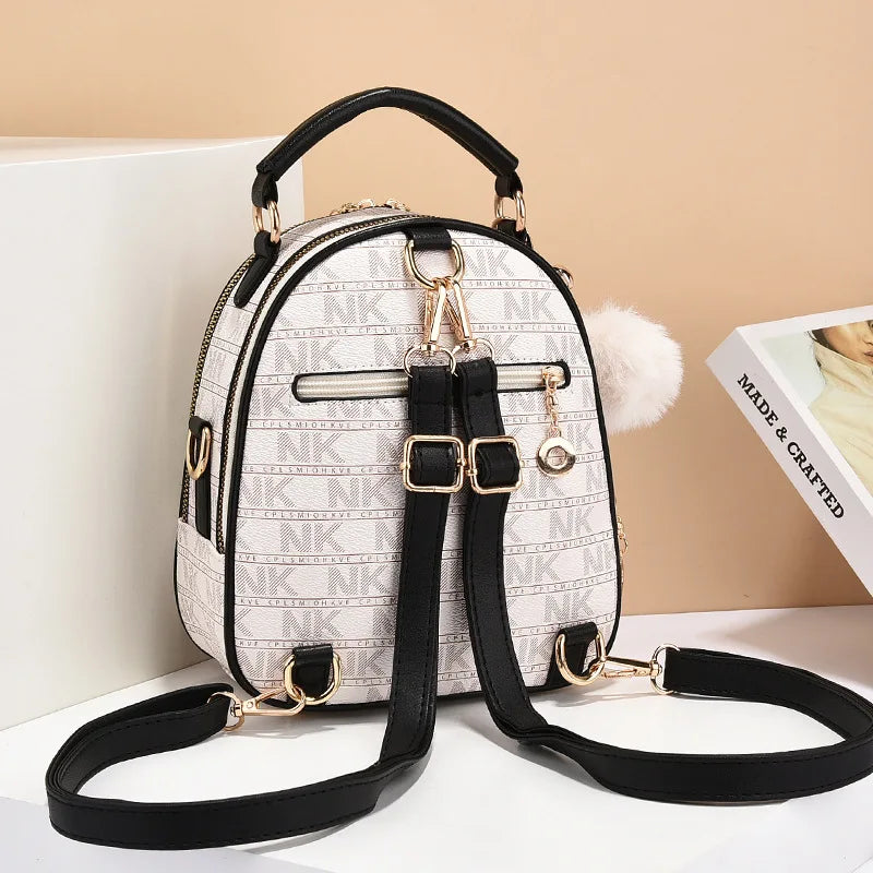 Classic Women Backpack Fashion School Bags Female Daily Shopping Girl Backpacks Schoolbags Versatile Leisure Travel Backpack