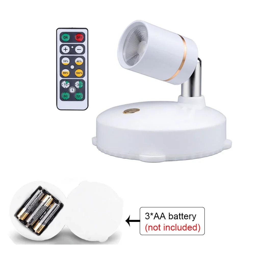 Customizable White Color Led Under Cabinet Light Indoor Spotlight Wireless Touch Sensor /Remote Controller for Stairs