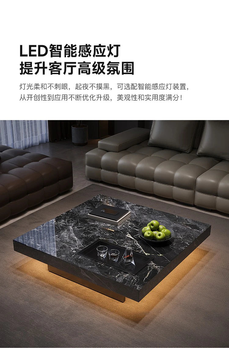 Minimalist Italian Coffee Table Living Room Decoration Aesthetic Modern Side Table Organizer Mesas Bajas Lounge Suite Furniture