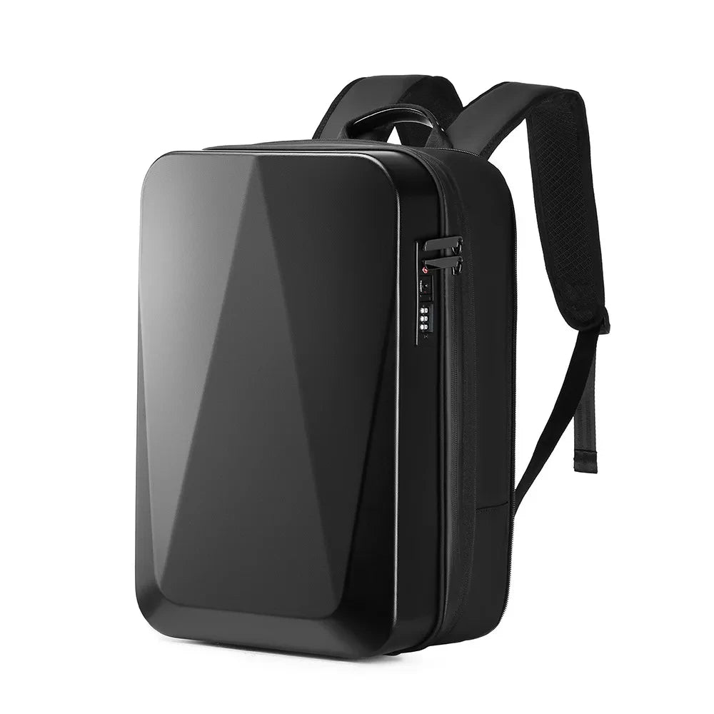 Men's 15.6" Laptop Hard Shell Backpack Waterproof Anti-theft Expandable TSA Lock Gaming Pack Luxury Business Backpack USB Charge