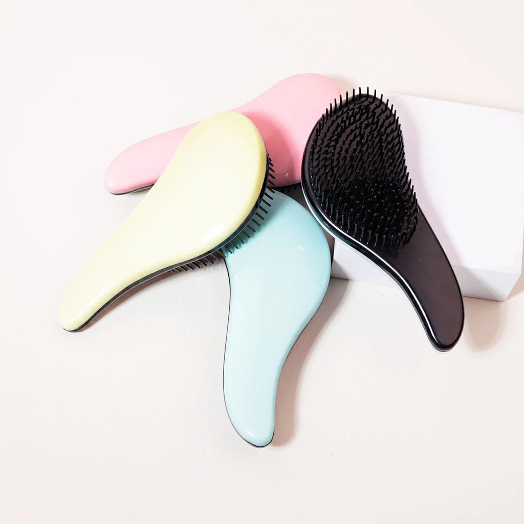 Wholesale massage brush brush shower winding wet hair curly brush salon hairdressing tool massage Special for real hair wigs