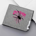 New Men's Wallet Canvas Double Folding Zipper Coin Pocket For ID Card Holders Short Card Holders Wallet