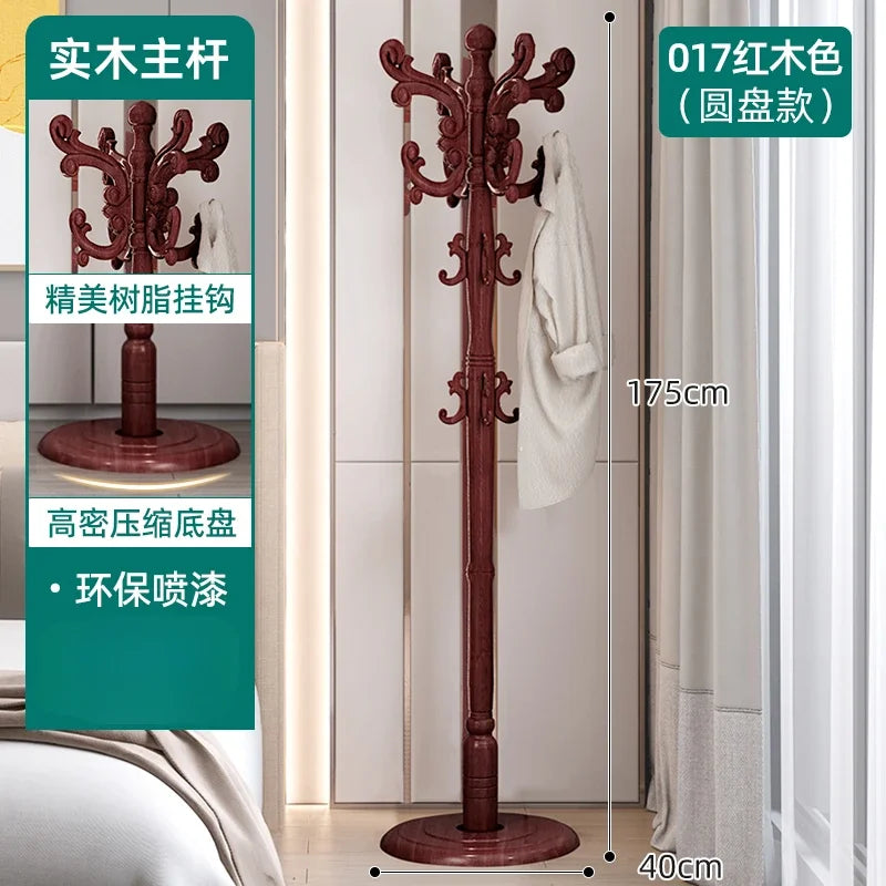 Clothes Rack for Hanging Clothes Solid Wood Birch Floor Standing Bedroom Vertical Tree Branch Shape Furniture Living Room Mueble
