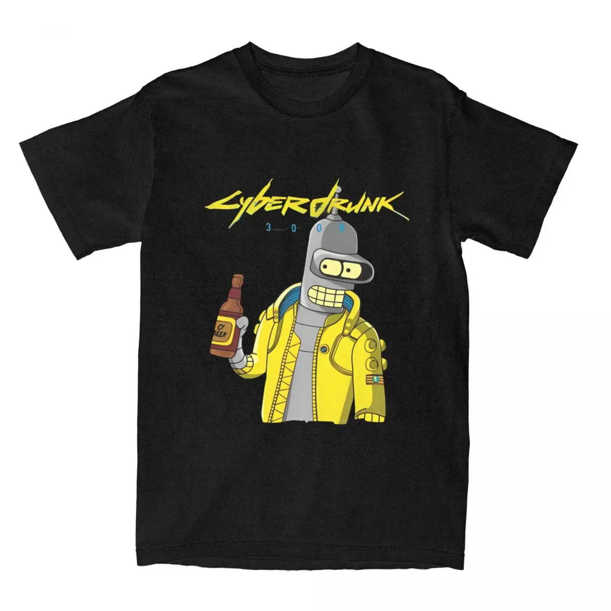Men Women's Futuramas Comics T Shirts 100% Cotton Tops Novelty Short Sleeve Crewneck Tees 4XL 5XL 6XL T-Shirt