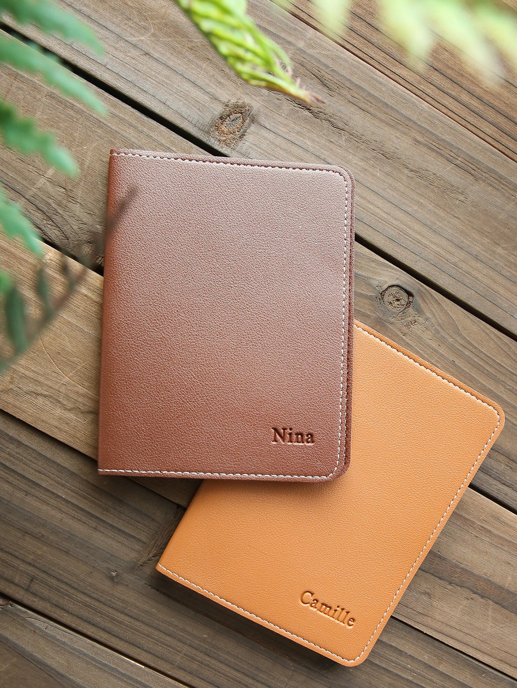 1PCS Custom Name Passport Holder Personalized Leather Passport Cove Customized Travel Accessories Handmade Gifts For Friends