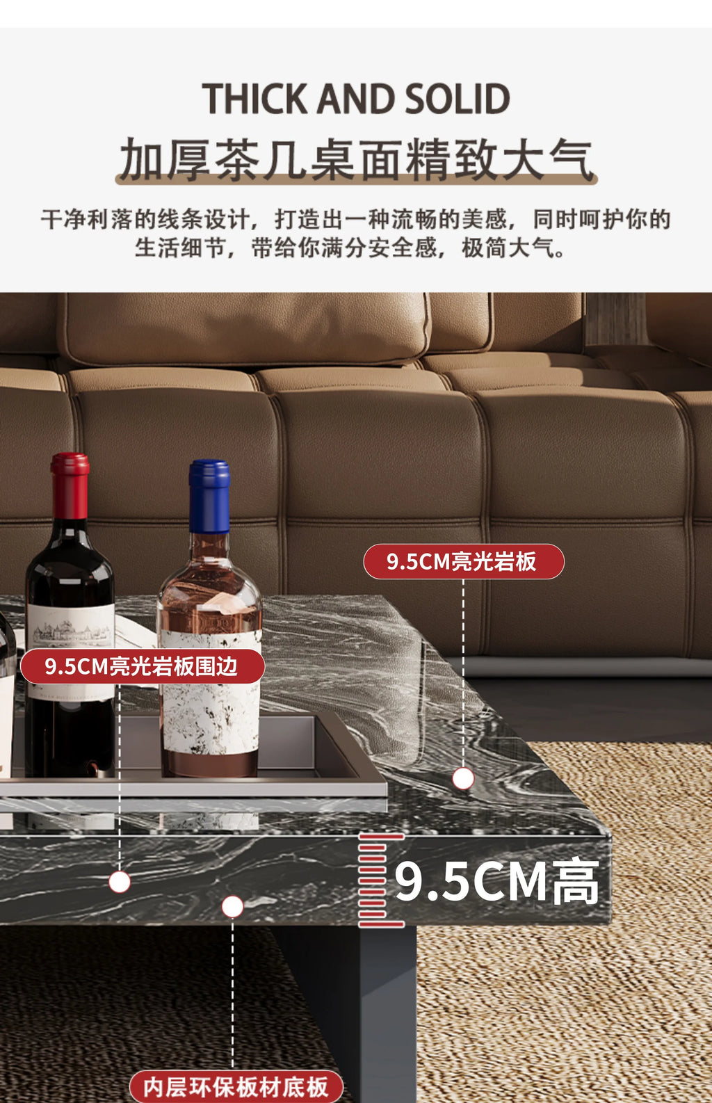 Minimalist Italian Coffee Table Living Room Decoration Aesthetic Modern Side Table Organizer Mesas Bajas Lounge Suite Furniture