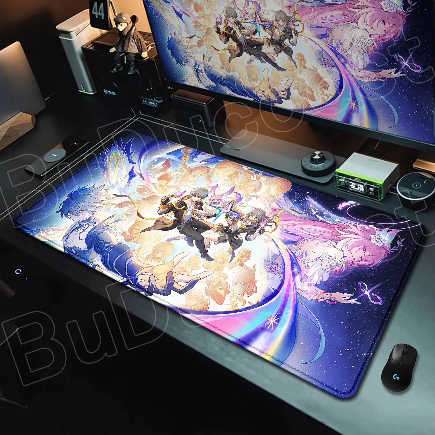 Amphoreus New HD Print Rubber Keyboard Mats Honkai Star Rail Cyrene Phainon Mousepad Chrysos Heir Mouse Pad Computer Accessories