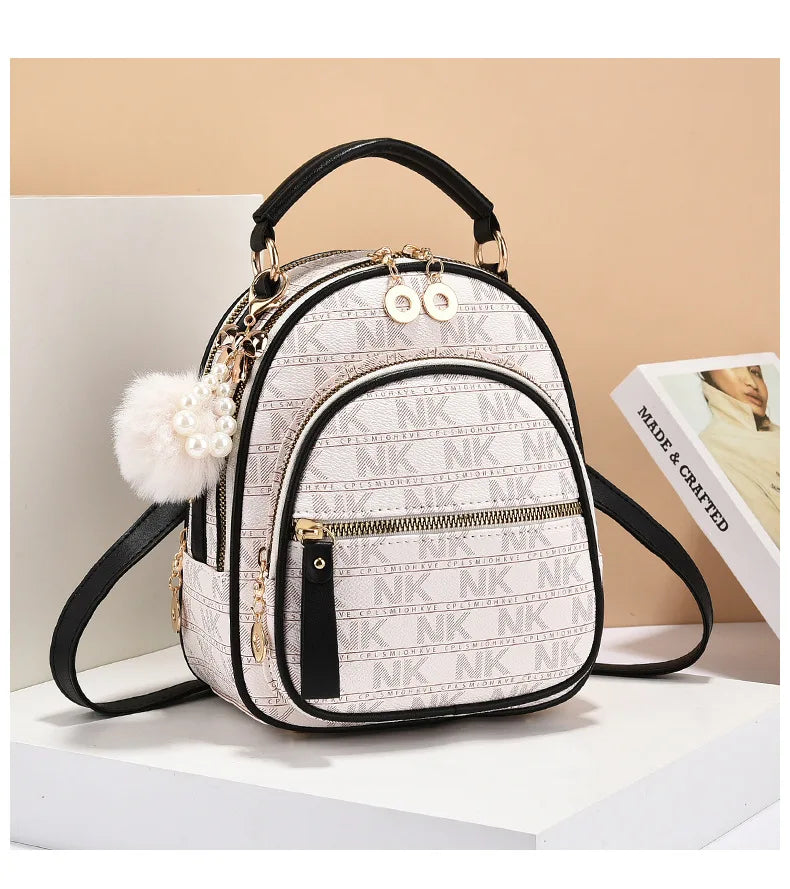 Classic Women Backpack Fashion School Bags Female Daily Shopping Girl Backpacks Schoolbags Versatile Leisure Travel Backpack