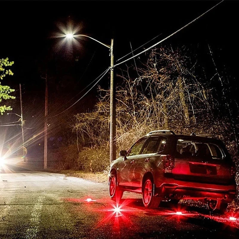 LED Emergency Lights Flare 9Modes Safety Warning USB Rechargeable Flashing Lamp Red Strobe Dash Light for Trucks Vehicle Car