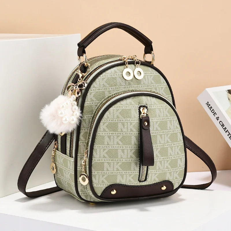 Classic Women Backpack Fashion School Bags Female Daily Shopping Girl Backpacks Schoolbags Versatile Leisure Travel Backpack