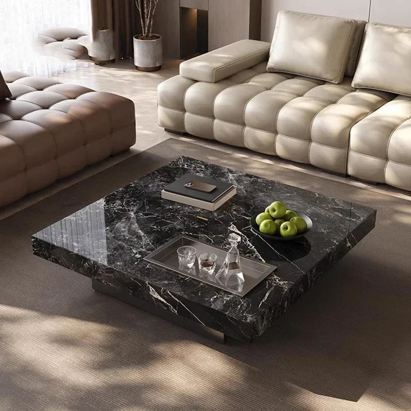 Minimalist Italian Coffee Table Living Room Decoration Aesthetic Modern Side Table Organizer Mesas Bajas Lounge Suite Furniture