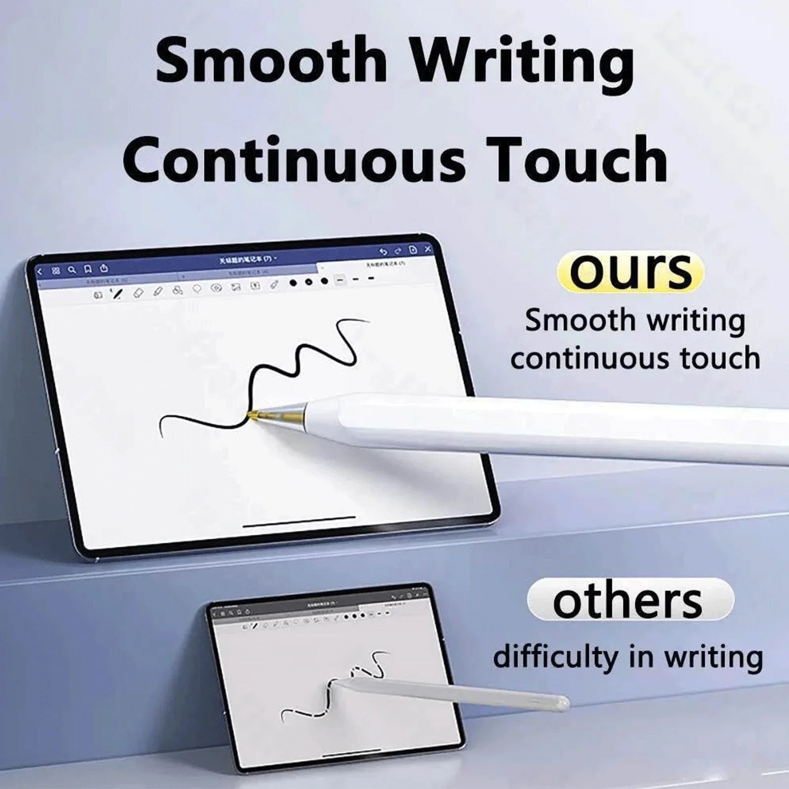 Universal Fine Tip Stylus Pen for All Android iOS Tablets Phones, Multi-Color Capacitive Pencil with No Bluetooth