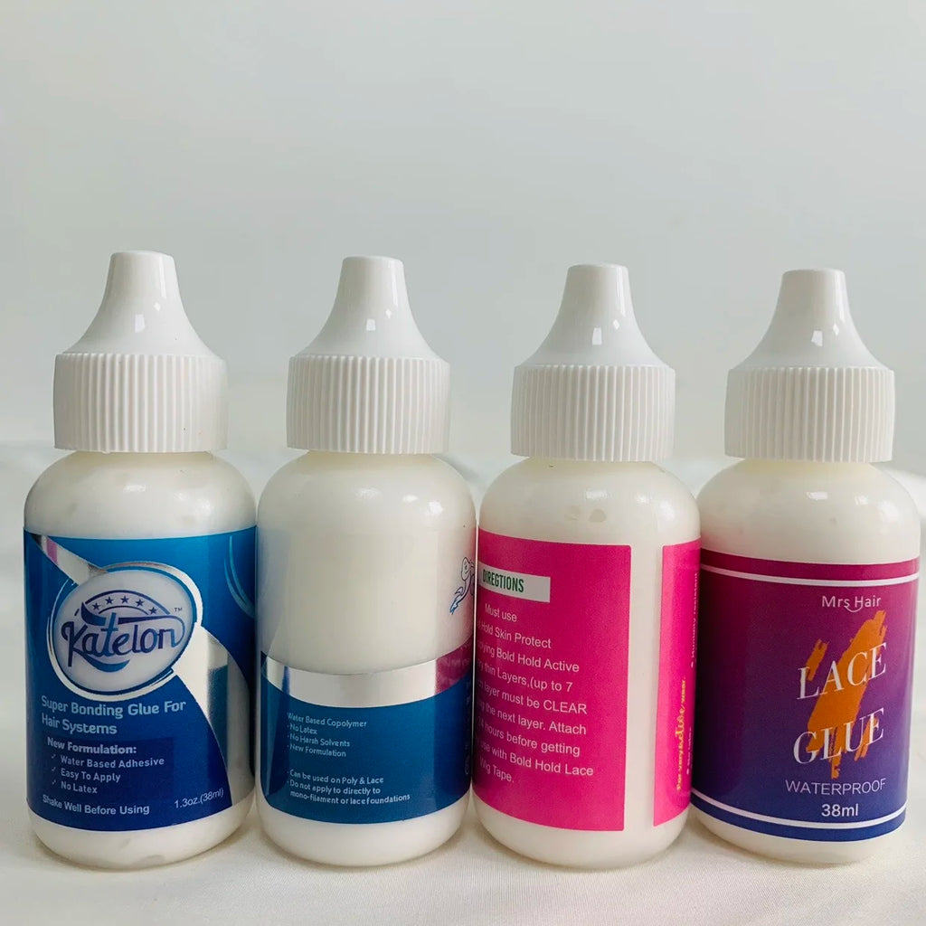 front lace wig glue for lace front wig glue waterproof extra hold adhesives ghost walker tape bold lace glue hold lace glue 38ml