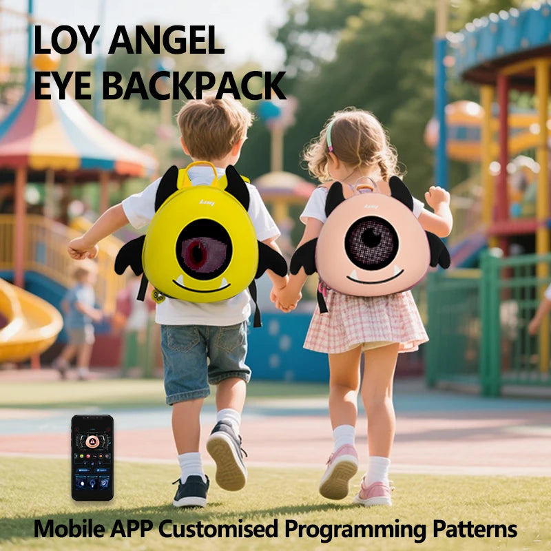 Women's backpack Led Screen Cell Phone Programming Pattern School backpacks Schoolbag Outdoor Knapsack children's bag waterproof