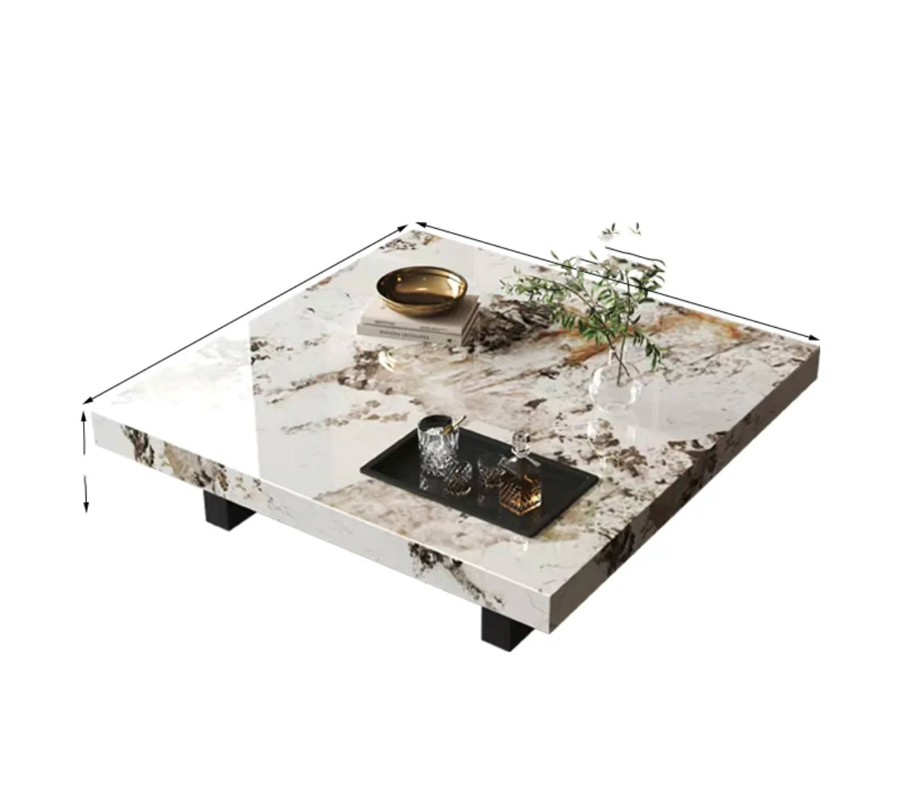 Minimalist Italian Coffee Table Living Room Decoration Aesthetic Modern Side Table Organizer Mesas Bajas Lounge Suite Furniture