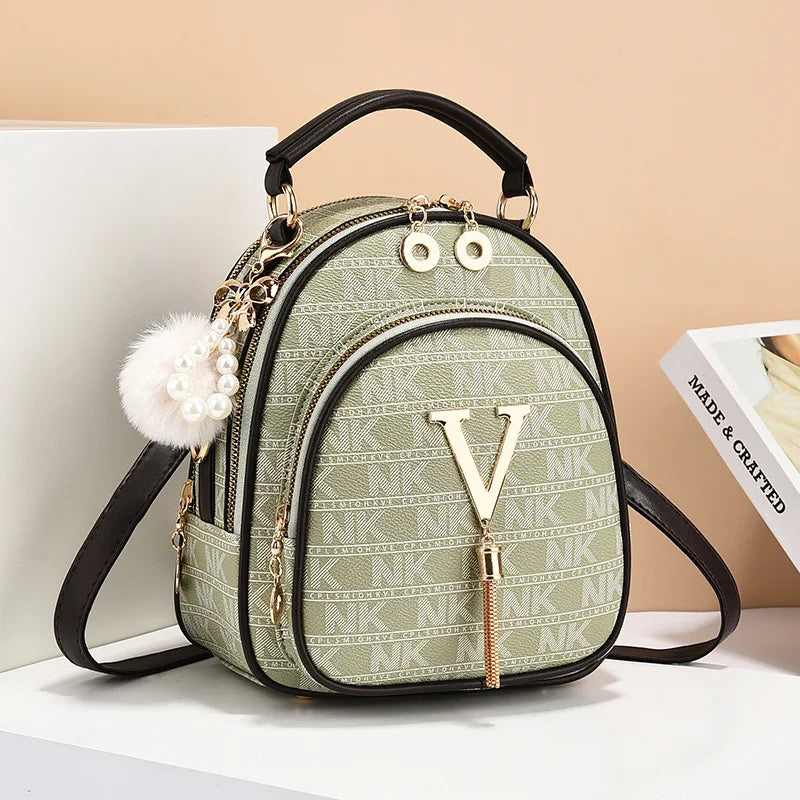 Classic Women Backpack Fashion School Bags Female Daily Shopping Girl Backpacks Schoolbags Versatile Leisure Travel Backpack