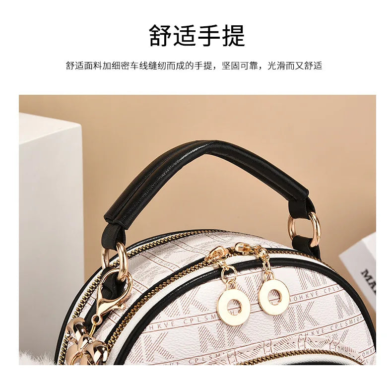 Classic Women Backpack Fashion School Bags Female Daily Shopping Girl Backpacks Schoolbags Versatile Leisure Travel Backpack